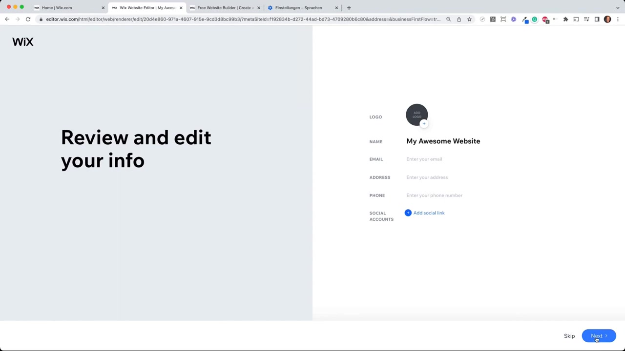 Maak een website met Wix in 10 minuten – Tutorial voor Beginners