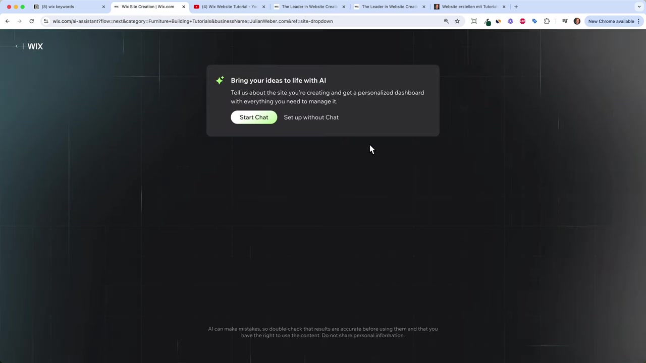 Como Criar um Site com Inteligência Artificial – Tutorial Wix AI
