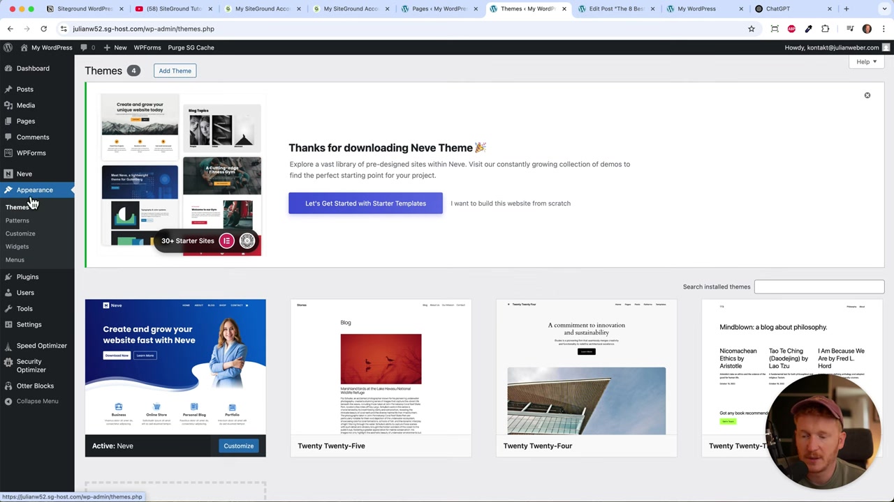 SiteGround WordPress Tutorial – Cómo crear una página web en WordPress