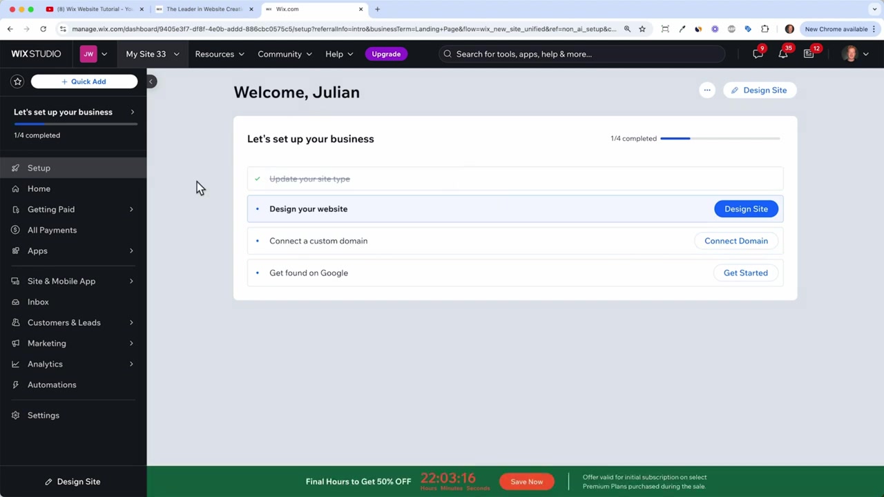 Créer une Landing Page sur Wix – Tutoriel Complet 2026