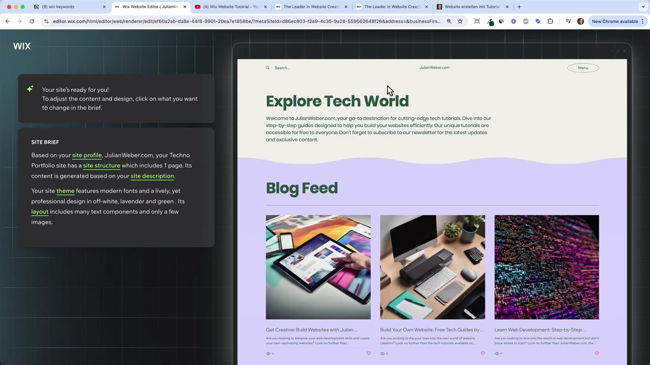 Creare un Sito Web con Wix AI: Tutorial Passo Passo