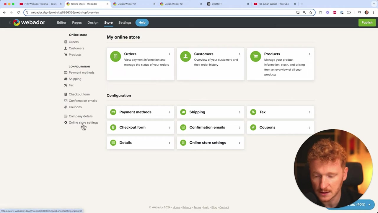 Maak een webwinkel met Webador – Stap-voor-stap Tutorial