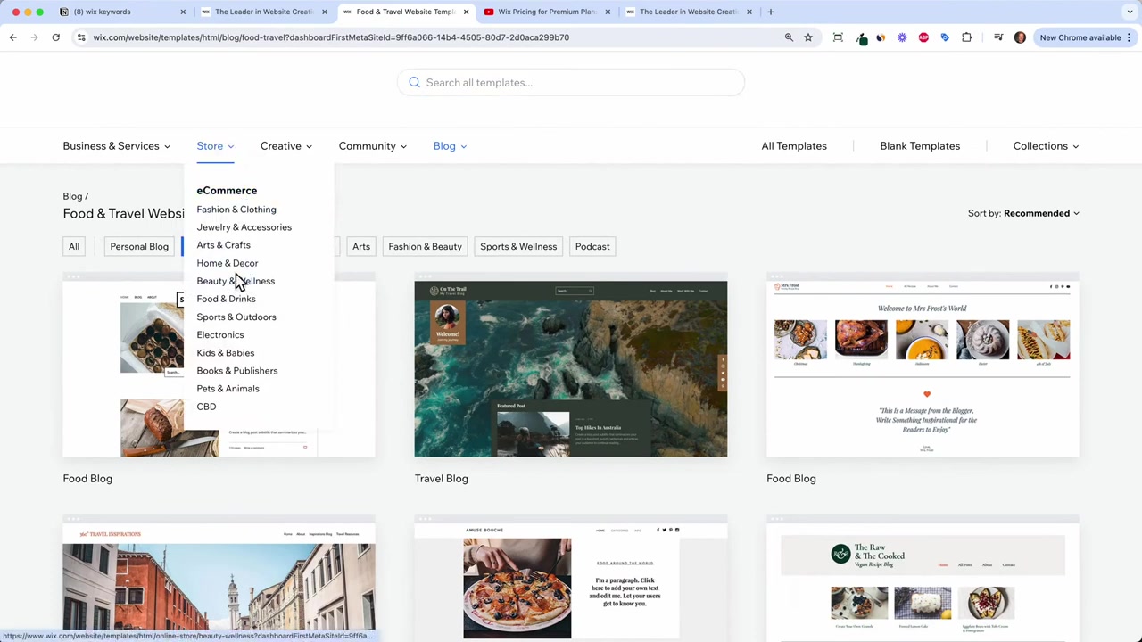 Wix Templates : Comment Choisir le Bon Modèle pour Ton Site Web