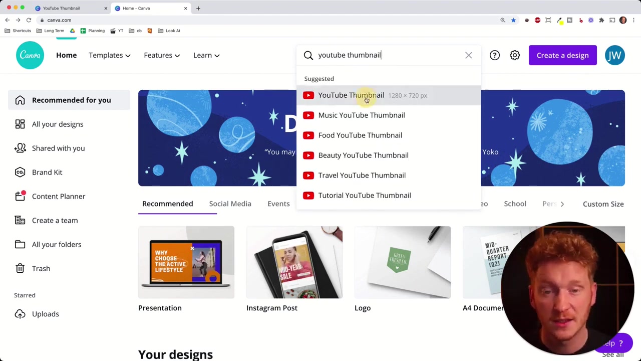 YouTube Thumbnail Tutorial - How to Create a Thumbnail in Canva