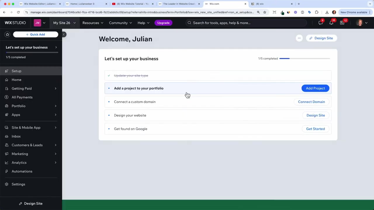 Como criar um site gratuito com o Wix - Tutorial Completo