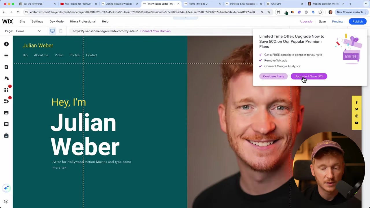 Nuovo Wix Tutorial - Come Creare un Sito Web di Portfolio con Wix