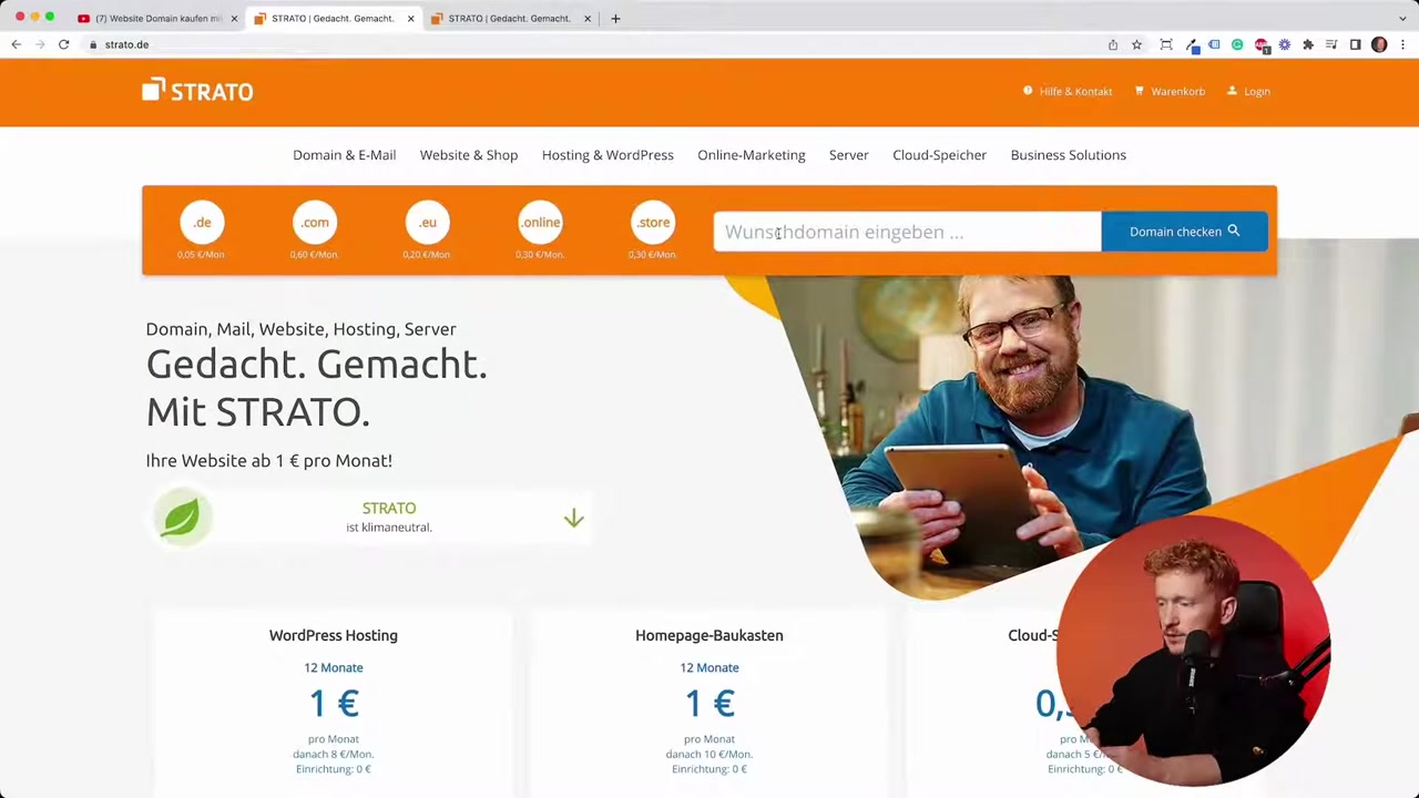 Maak een website met de STRATO Website Bouwer