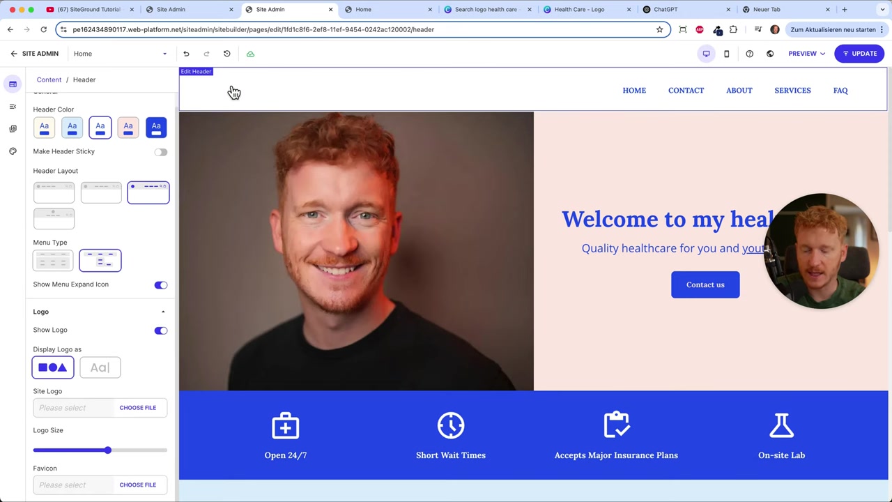 Come creare un sito web con SiteGround Website Builder – Tutorial Completo