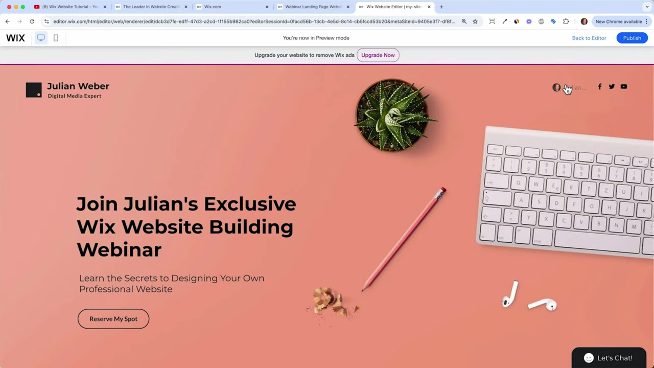 Como Criar uma Landing Page com o Wix - Tutorial 2026