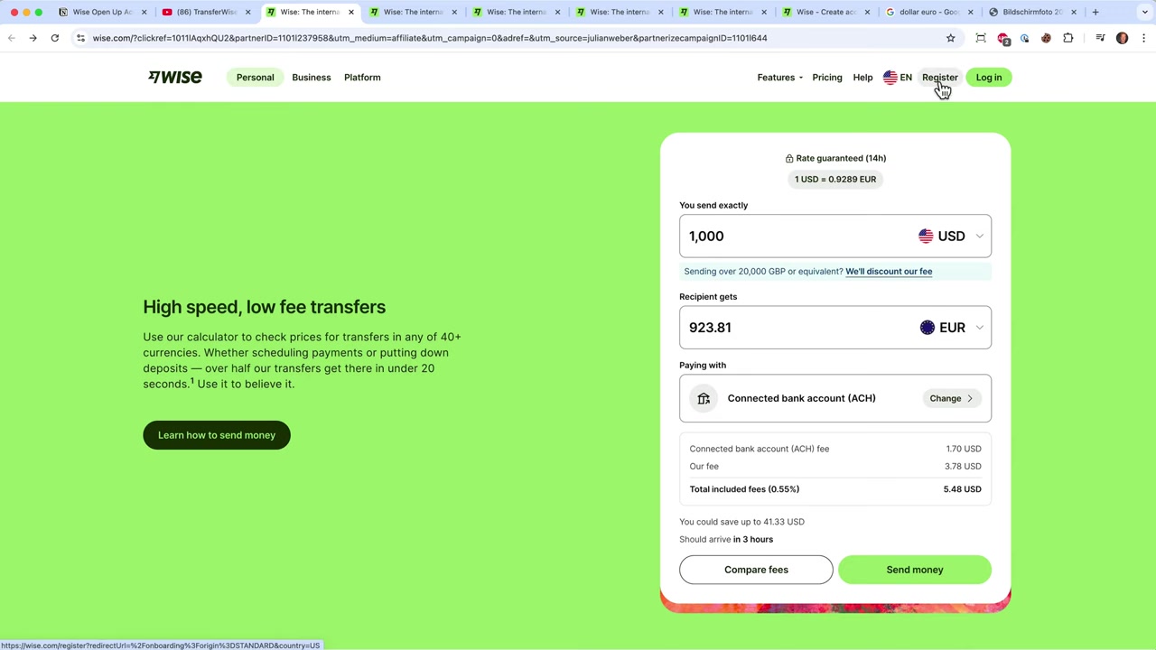 Comment ouvrir un compte bancaire Wise (2026) - Tutoriel d'enregistrement complet