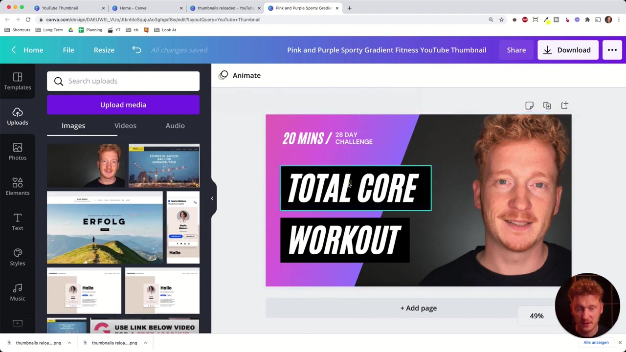 YouTube Thumbnail Tutorial - How to Create a Thumbnail in Canva
