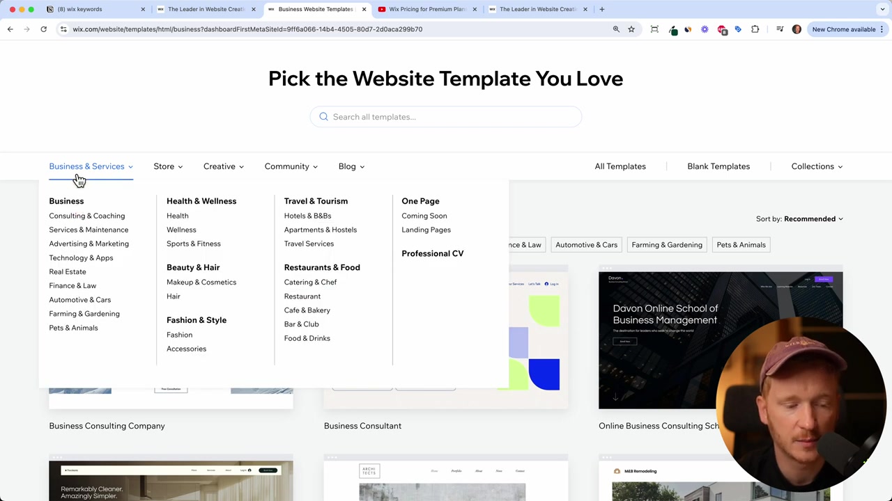 WIX Website Templates – How to Choose the Right One for Your Site