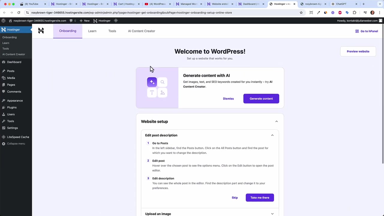 Hostinger WordPress Tutorial – Comment Installer WordPress sur Hostinger