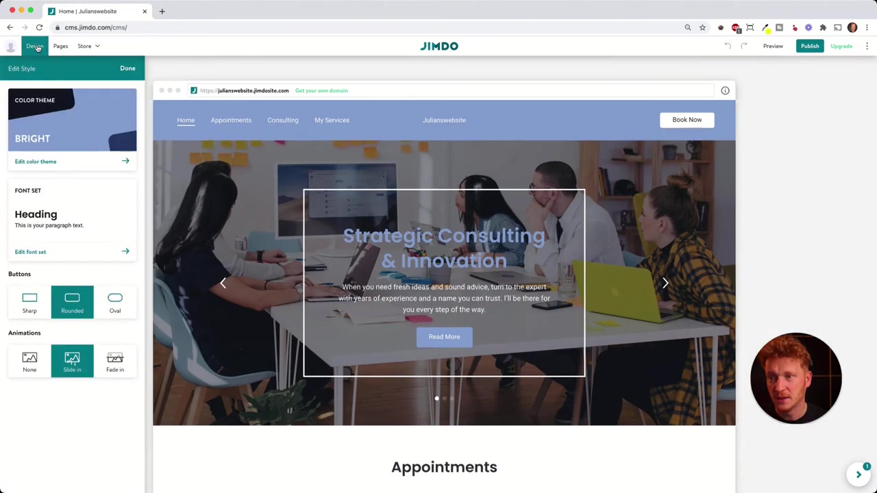 How to Make a Website with Jimdo – Jimdo Website Builder Tutorial