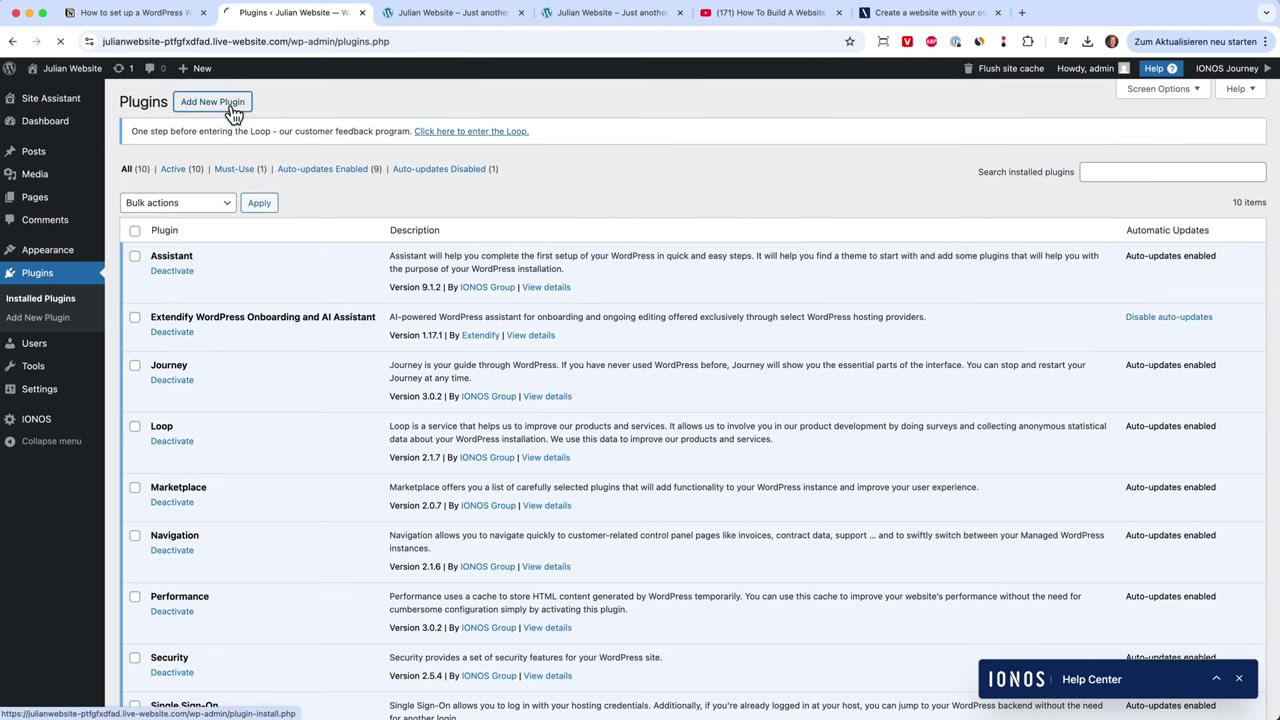 Hur man installerar WordPress på Ionos | Ionos WordPress Tutorial