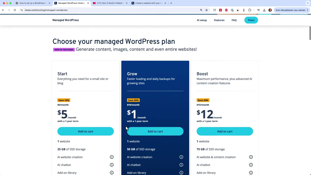 Hur man installerar WordPress på Ionos | Ionos WordPress Tutorial