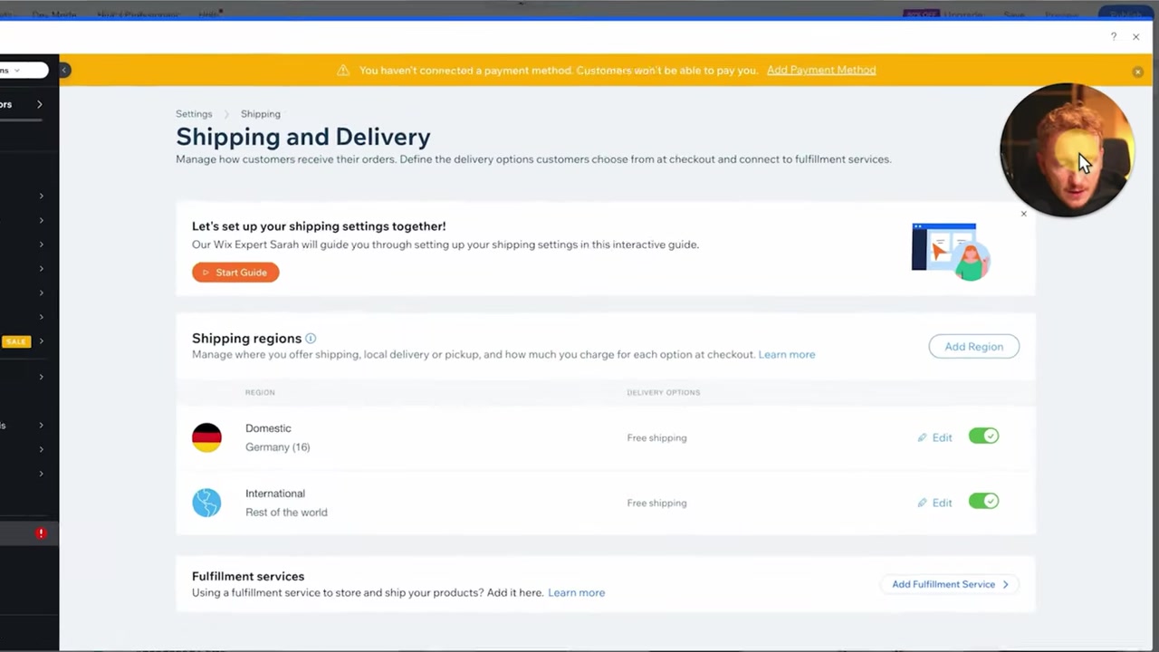 Wix Online Store: How to Set Up Shipping Regions