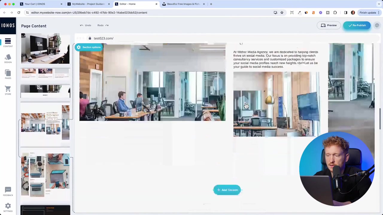Come creare un sito web con IONOS – Tutorial 2026 – Costruttore di siti web AI