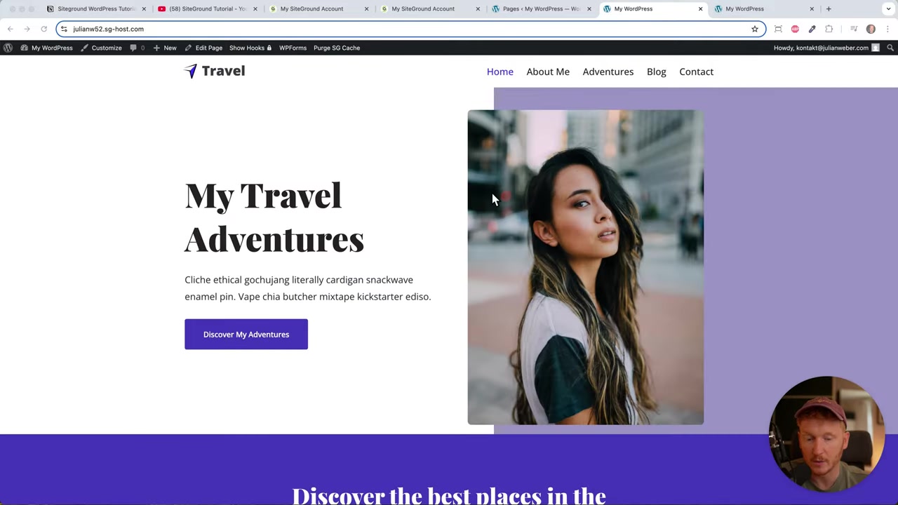 Tutoriel WordPress SiteGround – Créer un site WordPress facilement