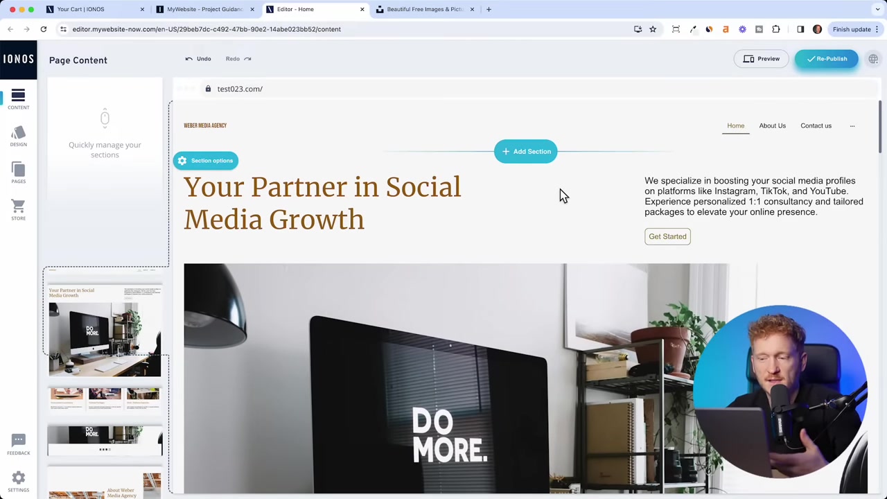 How To Build A Website With IONOS – Tutorial 2026 – The AI Website Builder