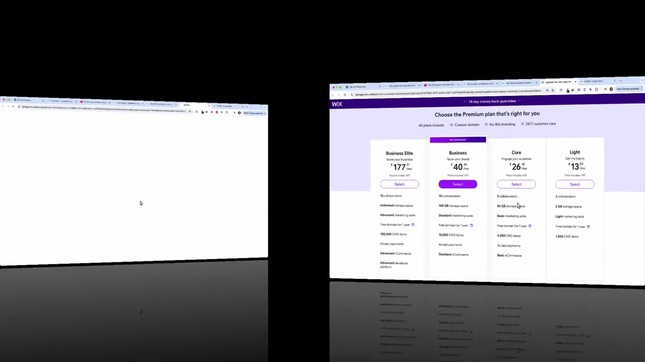 Wix Precio – Comparación de Planes y Tarifas Premium
