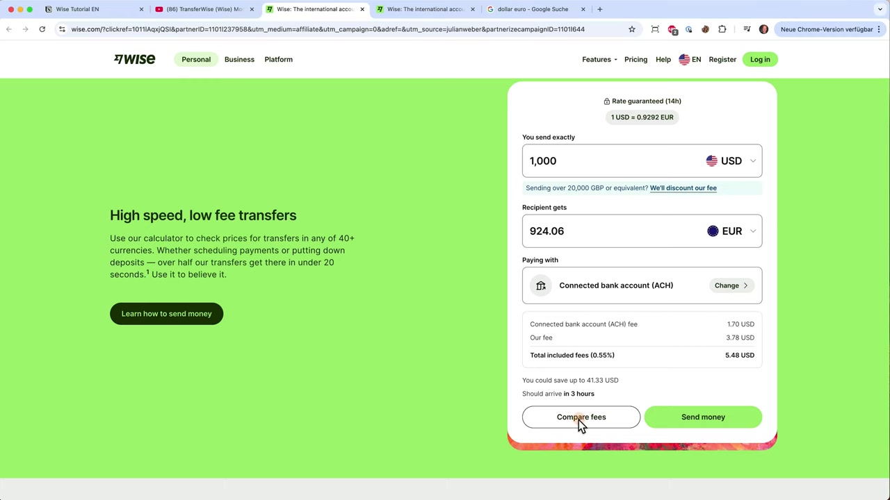 WISE Tutoriel 2026 : Comment Transférer de l'Argent à l'Étranger avec Wise