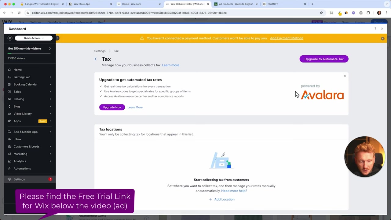 How to Set Up Taxes for Your Wix Store