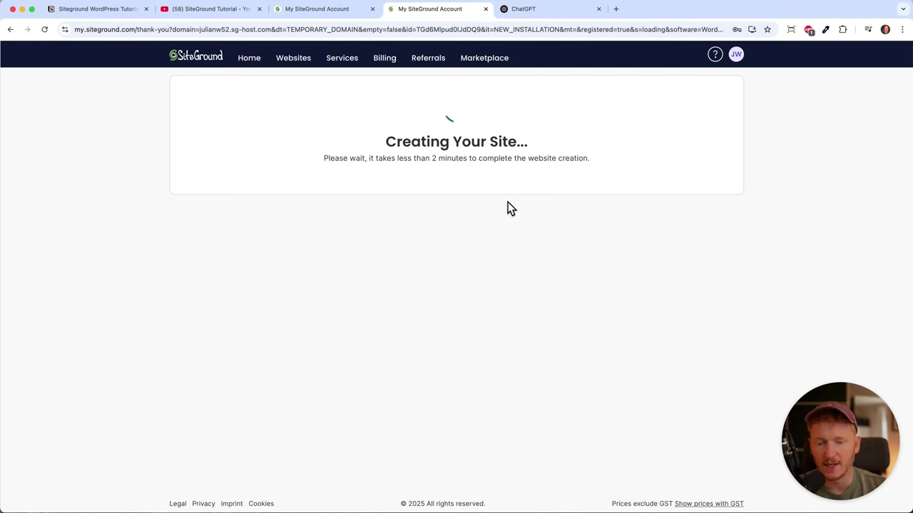 Tutoriel WordPress SiteGround – Créer un site WordPress facilement