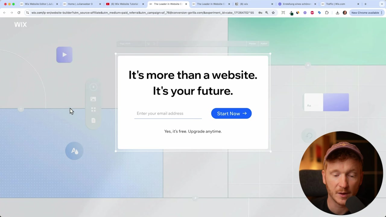Wix Free Website Tutorial - How to Make a Free Portfolio Website with Wix