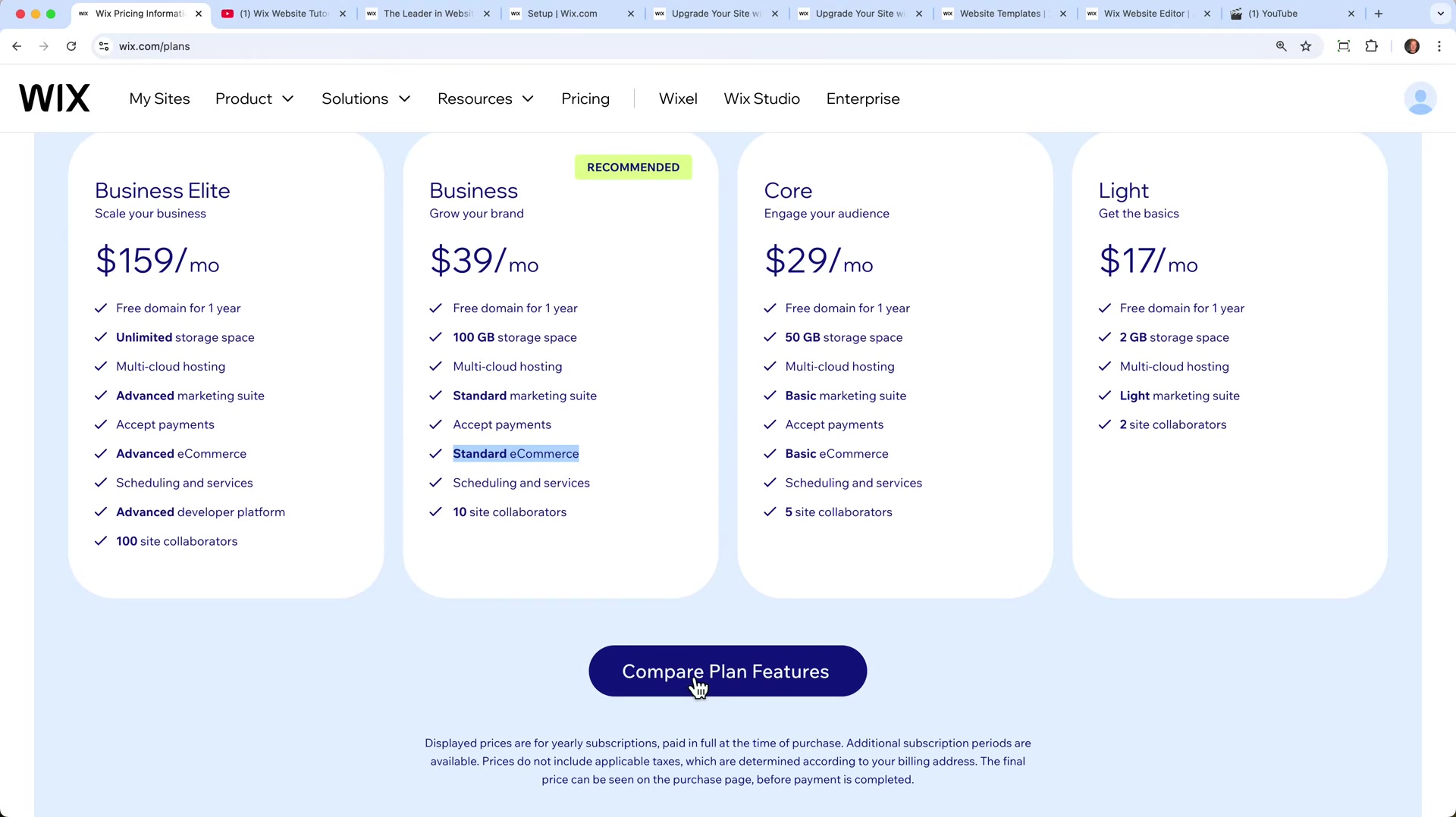Prix Wix – Combien coûte Wix en 2026 ? Abonnements et coût réel d'un site internet
