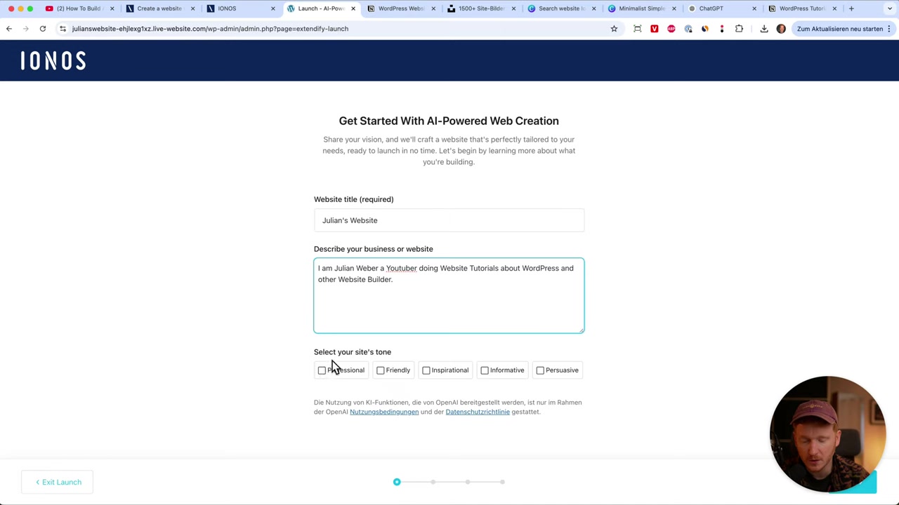 Como criar um site com o WordPress e o IONOS (Tutorial completo)