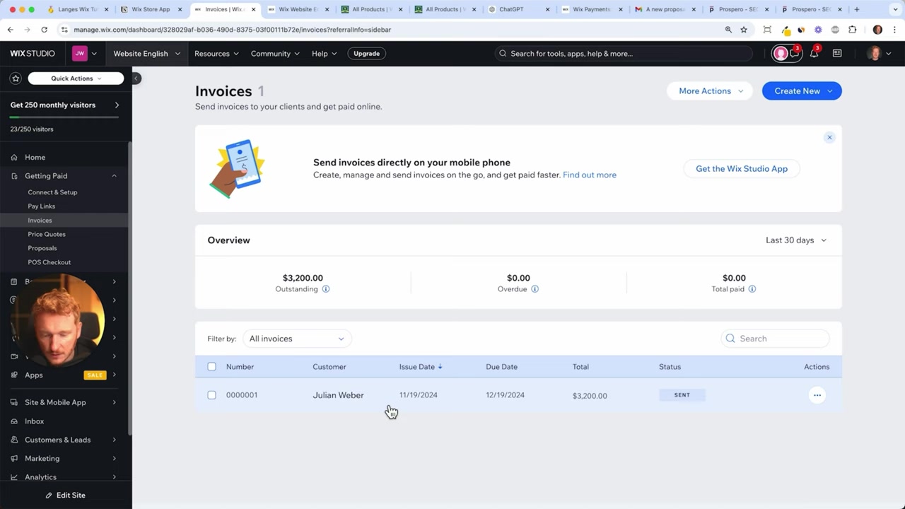 How to Create Invoices with Wix – Step-by-Step Tutorial