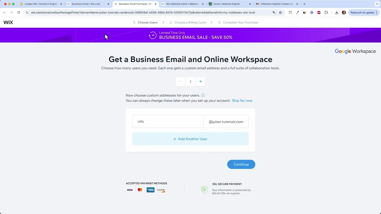 How to Get a Professional Email Address with Wix