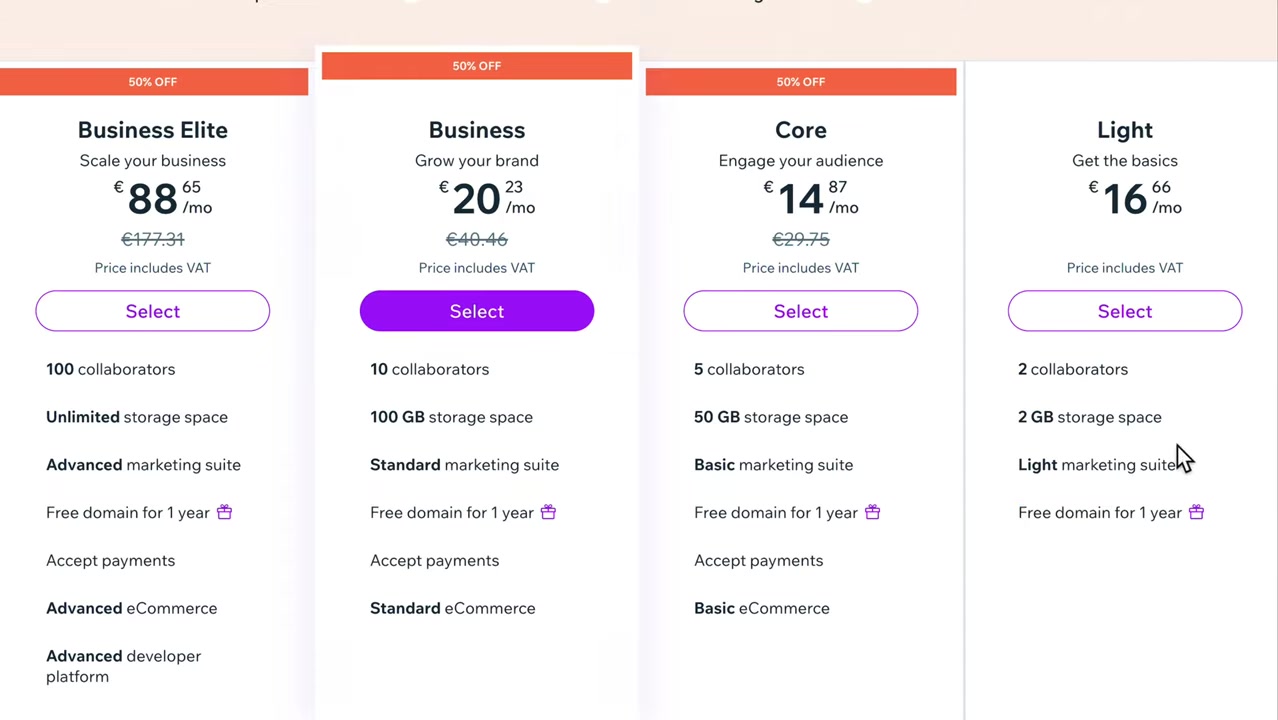 Wix Planes y Precios: Guía Completa para Elegir el Plan Correcto