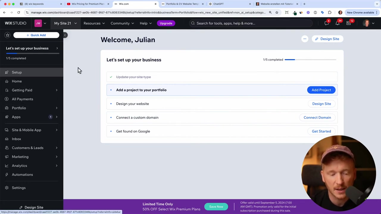Como Criar um Site com o WIX – Tutorial Wix em Português