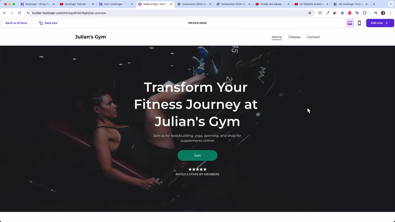 Hostinger AI Website Builder Tutorial 2026 – Build a Website in Minutes (Step-by-Step)
