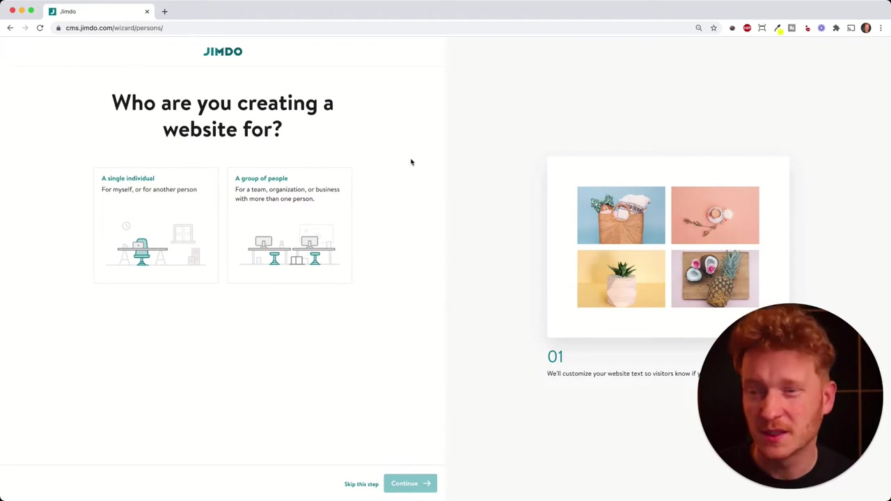 Como hacer una página web con JIMDO