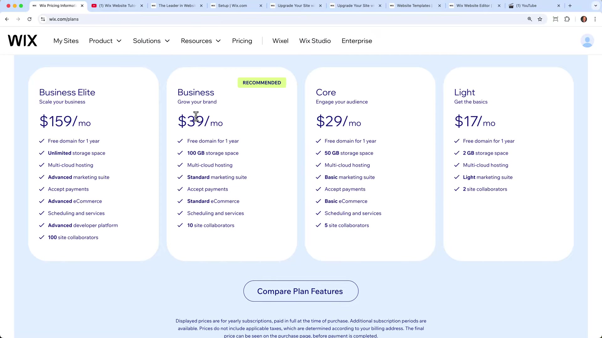 Prix Wix – Combien coûte Wix en 2026 ? Abonnements et coût réel d'un site internet