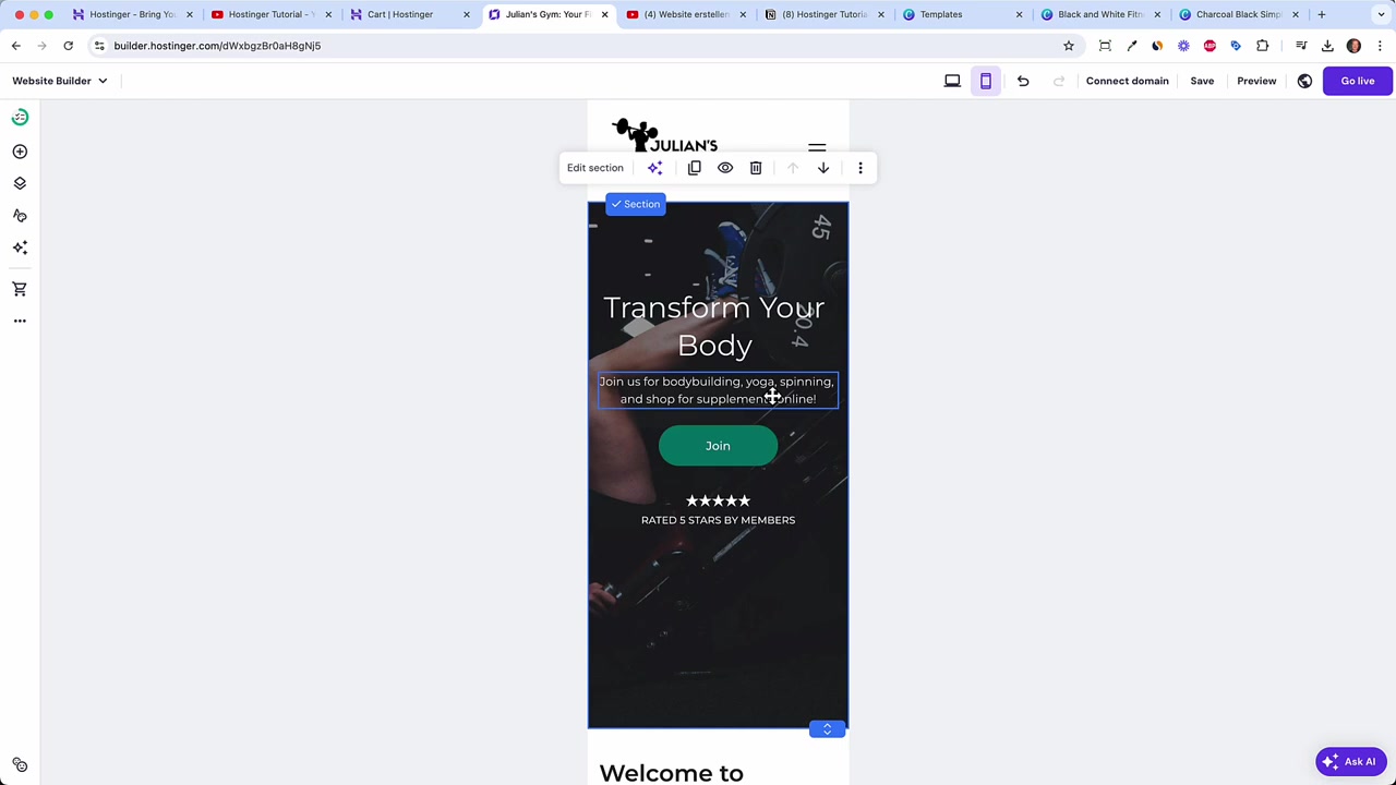 Maak een Website met de AI Website Builder van Hostinger – Stap voor Stap Handleiding