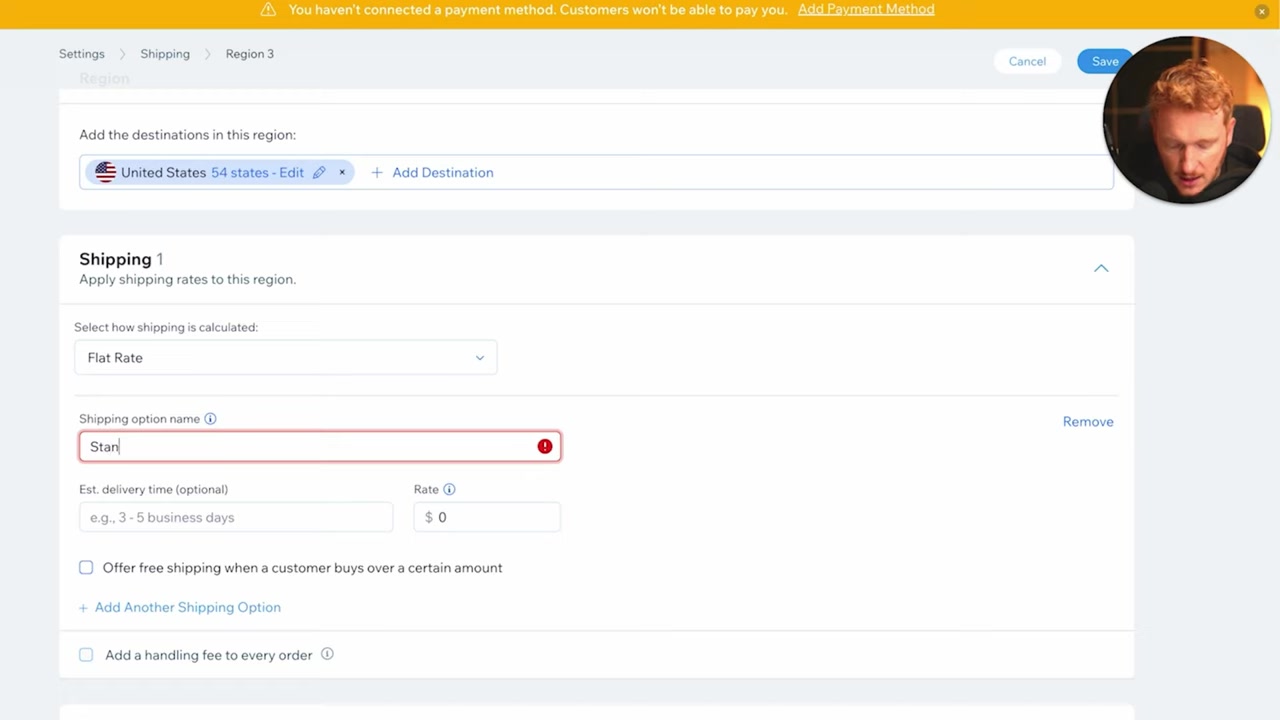Wix Online Store: How to Set Up Shipping Regions