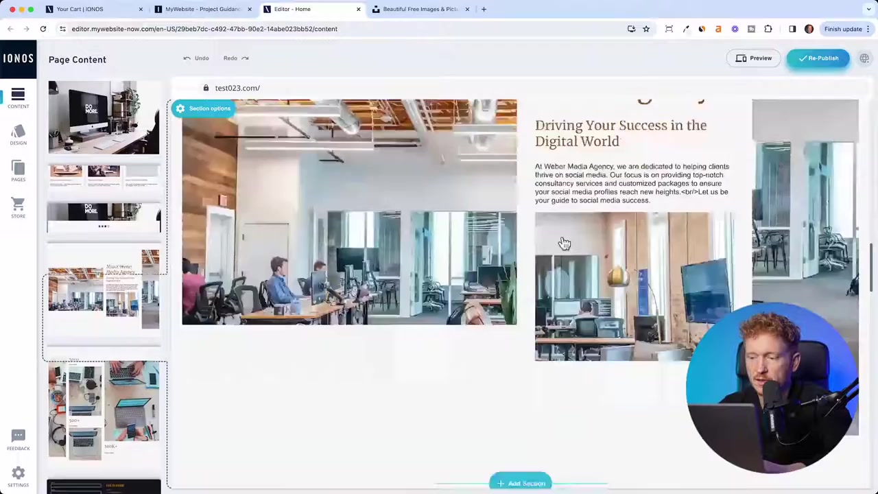 Comment créer un site web avec IONOS – Créateur de site web IA