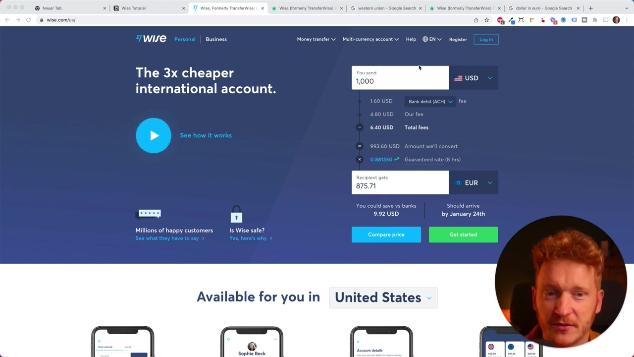 TransferWise (Wise) Money Transfer Tutorial – How to Send Money Internationally