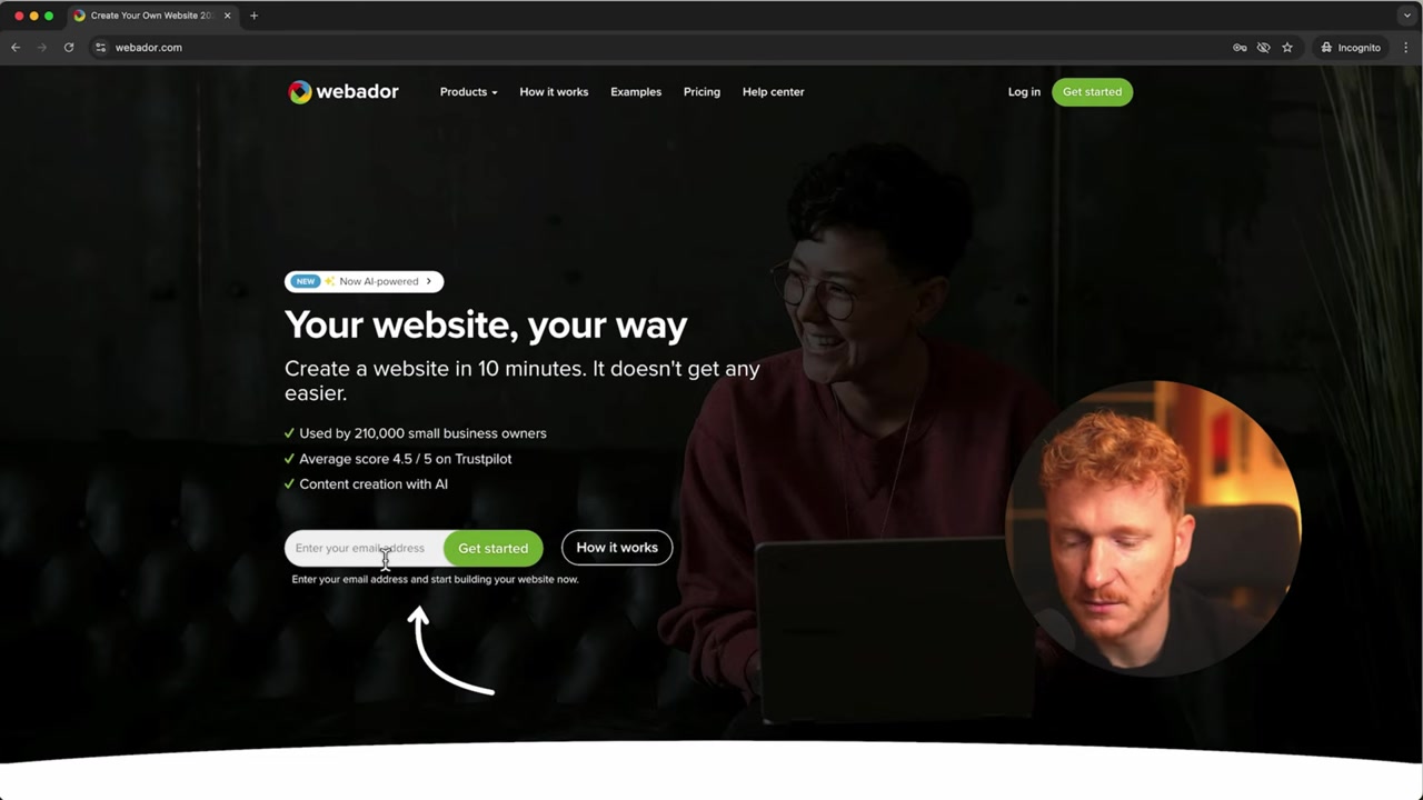 Hur man skapar en webbplats med Webador – Tutorial på svenska
