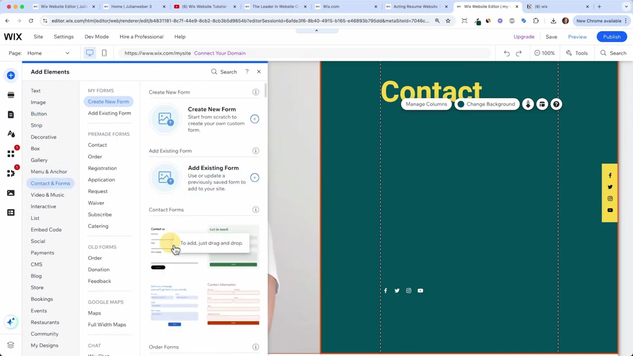 Como criar um site gratuito com o Wix - Tutorial Completo