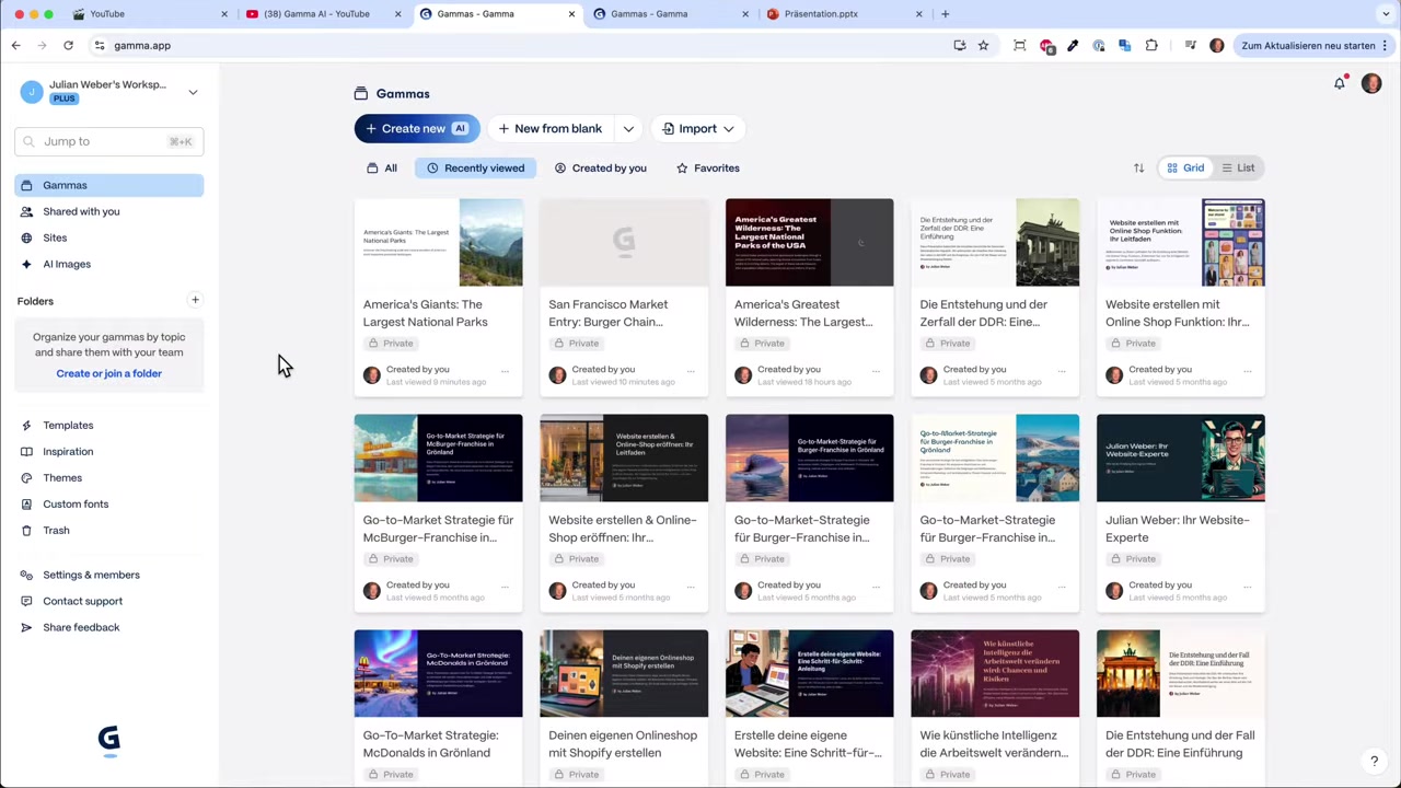 Tutorial Gamma App 2026 – La MEJOR App para Presentaciones con IA