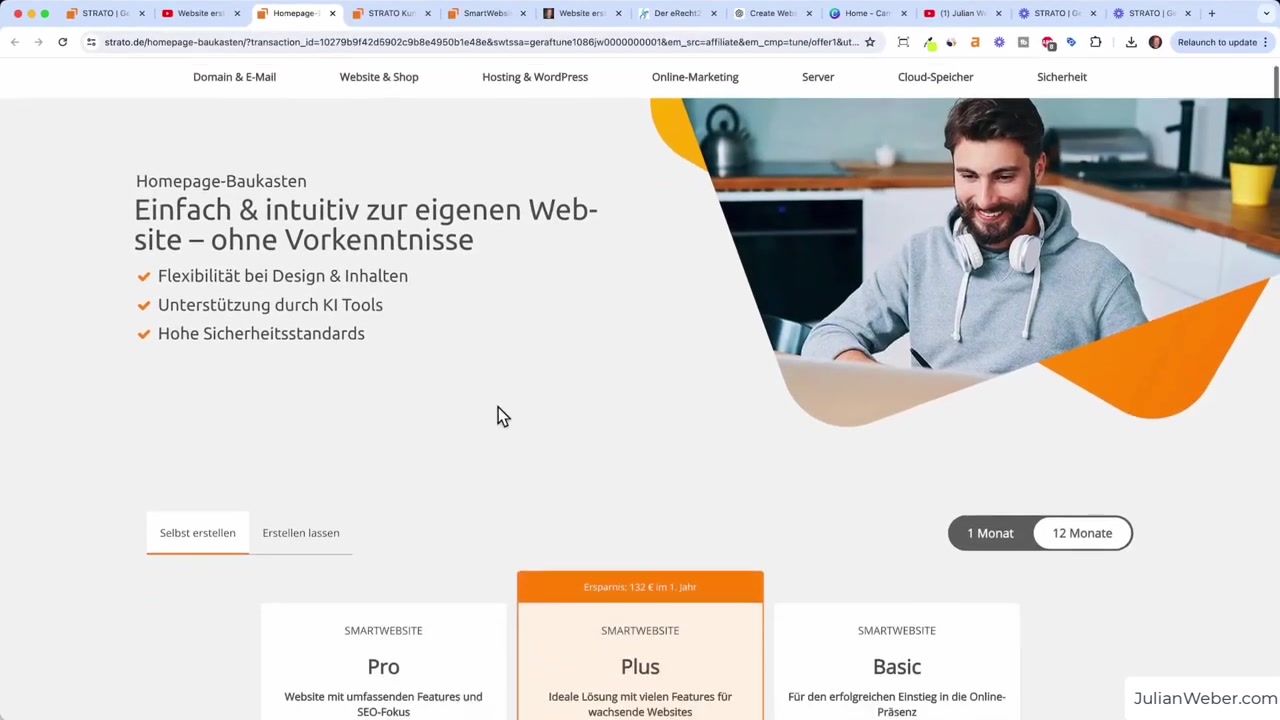 Website maken met STRATO – Stap voor Stap Tutorial 2024