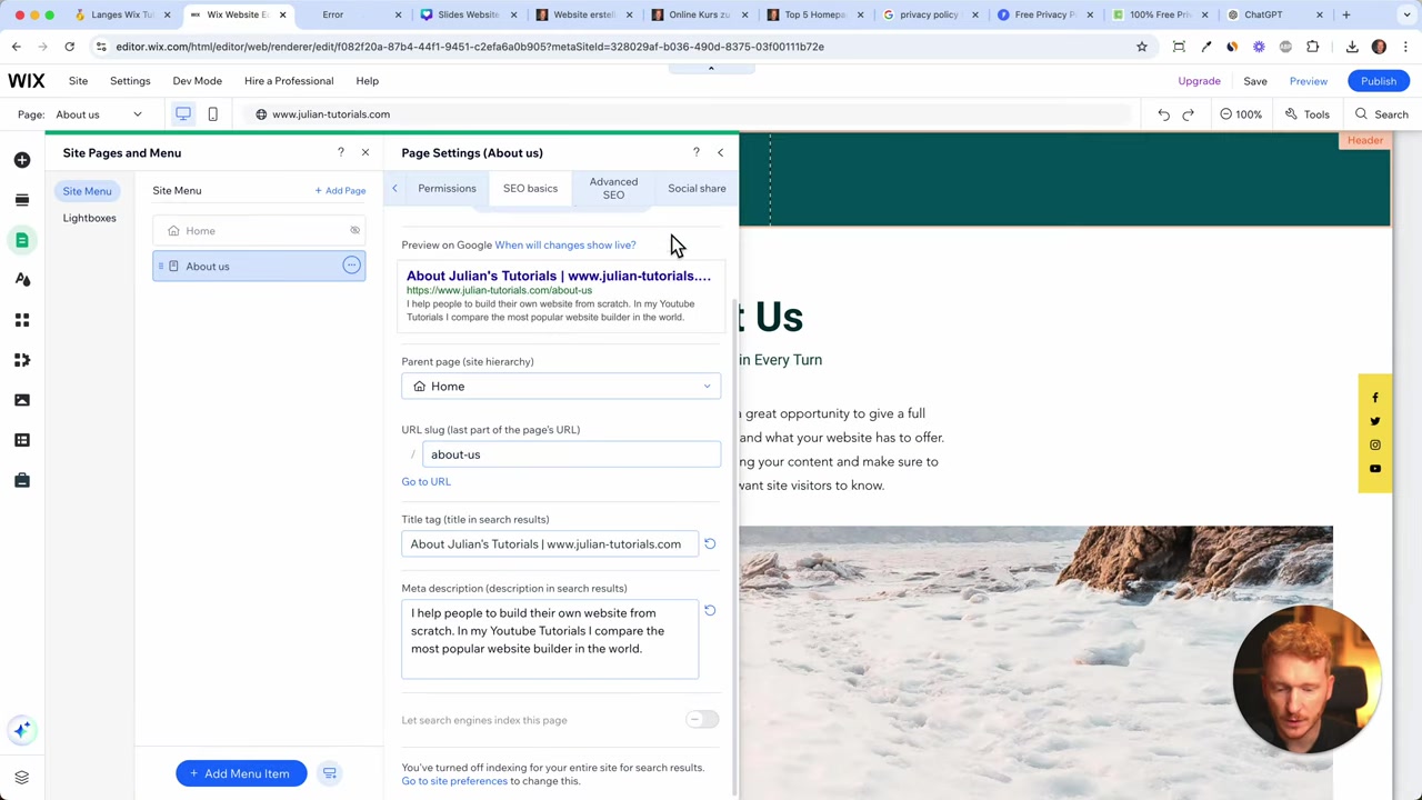 Wix SEO Basics – What You Need to Do Before Publishing Your Wix Site