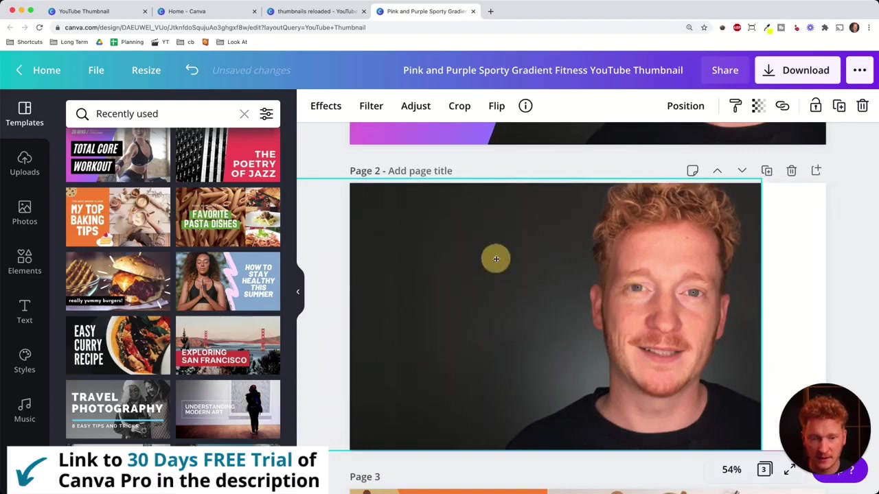YouTube Thumbnail Tutorial - How to Create a Thumbnail in Canva