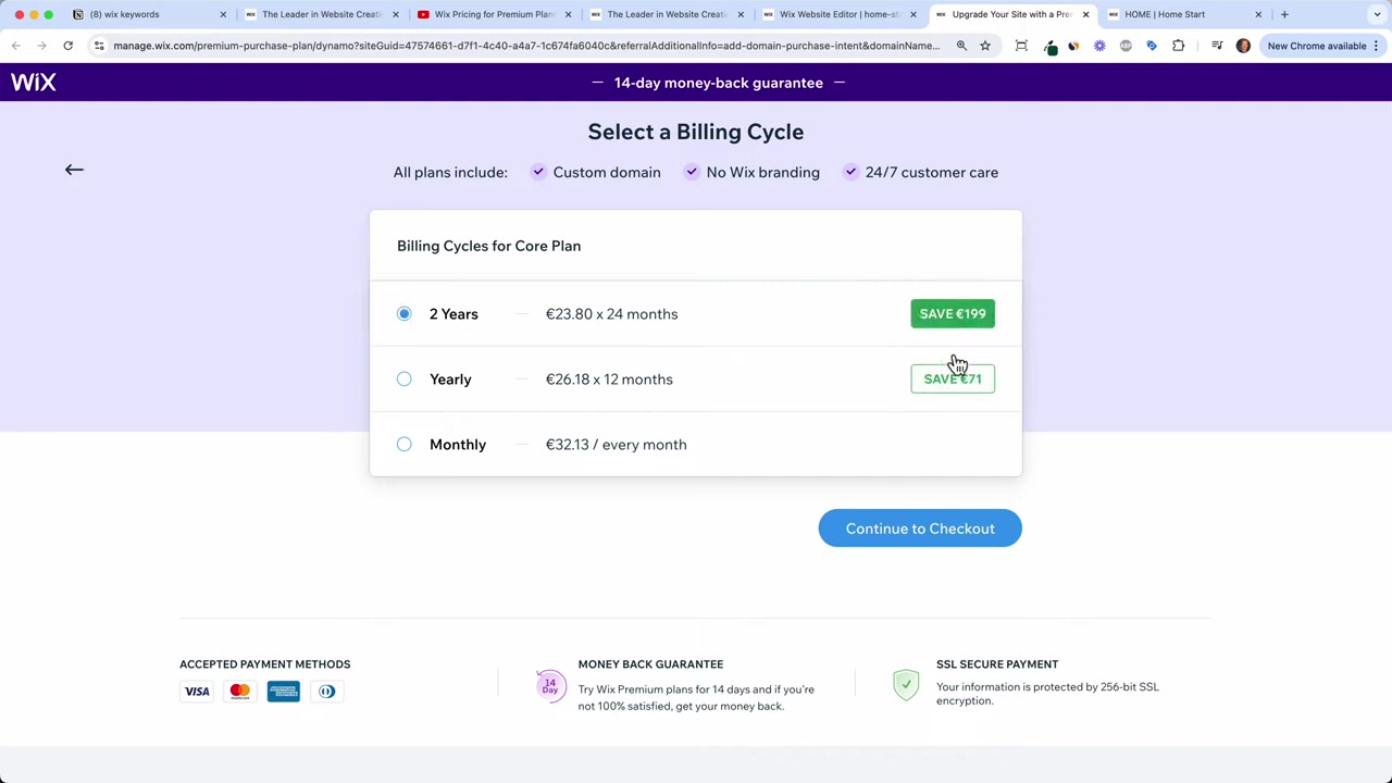 Wix Tariffe – Come Acquistare un Piano Premium Wix