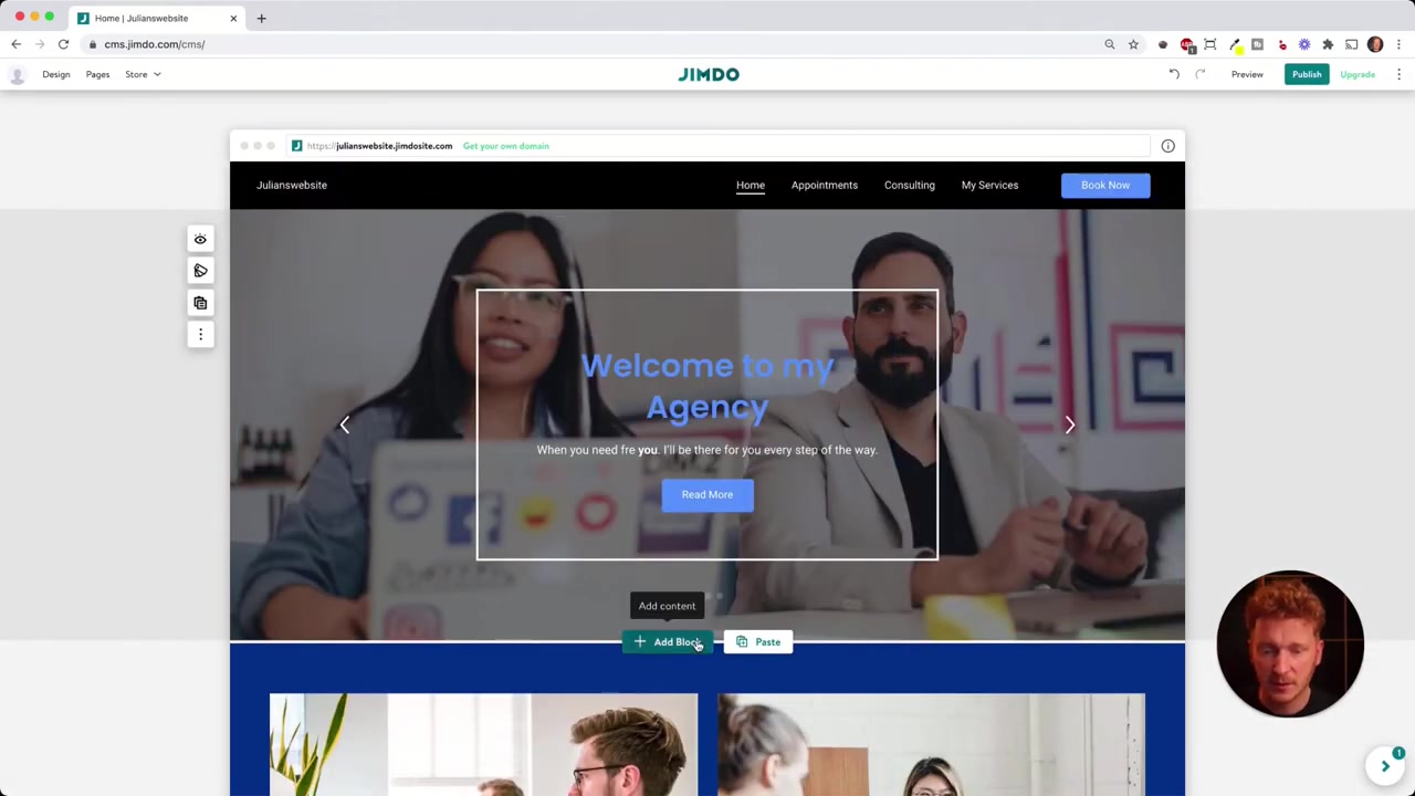Como hacer una página web con JIMDO